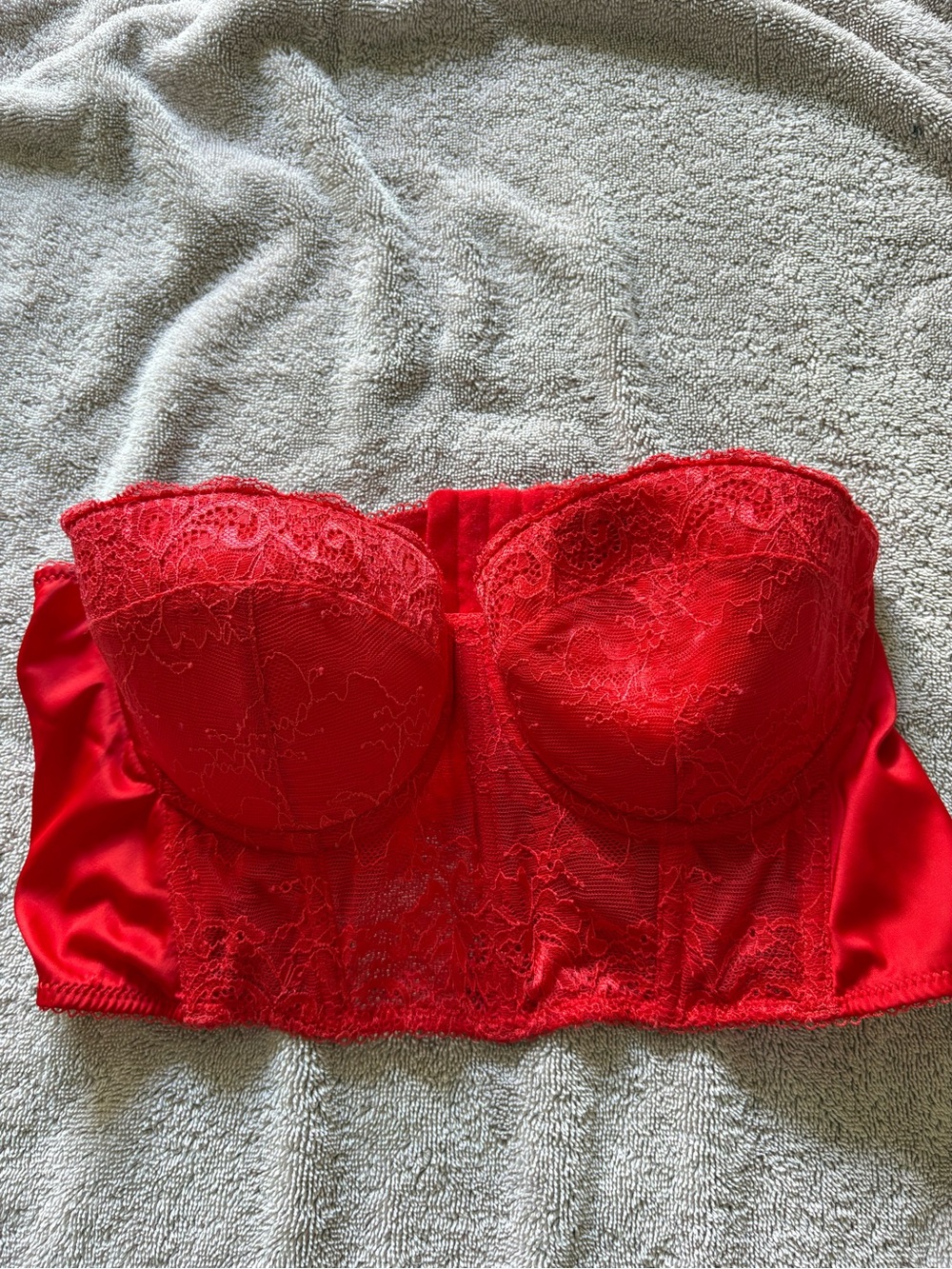 Red Lace Corset/Bra